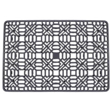 Sink Mat Kitchen Sink Protector for Bottom,Stainless Steel or Porcelain Bowl Sink, Silicone Grey Non