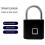Digital lock for toolbox, fingerprint electronic padlock with steel 3