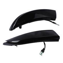 Para Ford Fiesta MK7 2008-2017, espejo retrovisor lateral con luz LED dinámica e intermitente.