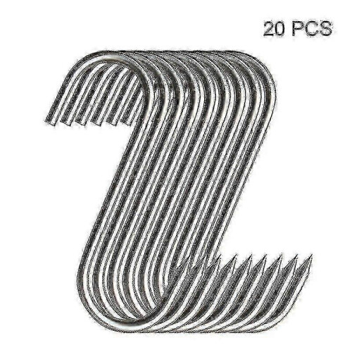 Hooks for kitchen 20pcs stainless steel with sharp tip for butcher