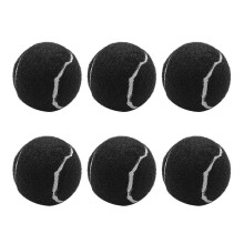 6Pcs Pack Tennis Balls Wear-Resistant Elastic Training Balls 66mm Ladies Beginners Practice Tennis B
