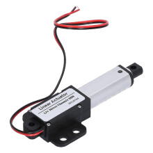 Lineaire actuator DC 12V 30mm slag Geluidsarm Kortsluitbeveiliging T-type schroef Mini elektrische lineaire bewegingsactuator 15mm/s-50N
