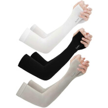 Uv Protection Elbow Guard Sleeves 3 Pack Cuff Arm Guard for Sports Men Women Padded Elastic Sun Protector Sleeves