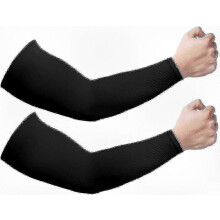 Brazaletes con protección UPF 50+ para hombre y mujer, con efecto refrescante y protección UV, 2 pares.