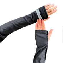 Brazaletes de seda helada transpirables que absorben la humedad para ciclismo al aire libre.