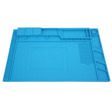 Magnetische Isolier-Arbeitsmatte aus Silikon, hitzebeständig, Löt-, Handy- und Computerreparaturmatte S-160