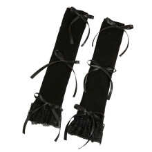 Fashion Acrylic Lace Bows Stacked Arm Sleeves Comfortable Arm Warmers for Various Occasion Multiple Age Groups Wear