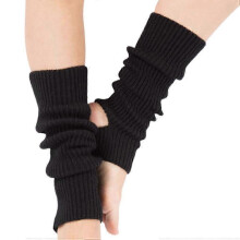1 paar dames Latijns-Amerikaanse danssokken, casual warme sokken voor jeans, yoga, koud weer, thermische beenwarmers, sportieve effen kleur