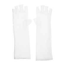 1 Pair of UV Protection Cycling Arm Sleeves Summer Half Finger Arm Sleeves