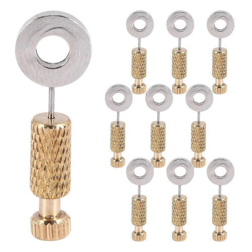 10Pcs DIY Tools Handmade Leather Goods Tools Suture Fixing Needle Leather Goods Fixed Needle Sparse