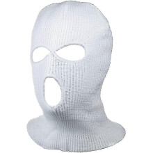 3-Loch Warme, weiche Motorrad-Winter-Vollgesichtsmaske aus Strick für Outdoor-Sportarten
