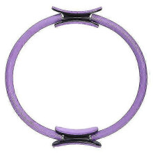 1 anneau de résistance Pilates, cercle de yoga, accessoire d'équilibre corporel pour le fitness et la salle de sport (violet)