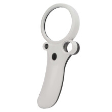 Vergrootglas met hoge resolutie, zoomfunctie, invullicht en vergrotingsmogelijkheden van 2,5x, 25x en 55x. Handvergrootglas voor thuisgebruik.