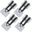 Sectional couch connector for modular sofa, 4pcs metal joint clips 1
