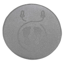 Springtouwmat, geluidsabsorberend en stil, geschikt voor binnen en buiten, fitness en sport.