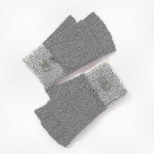 Guanti caldi in maglia per touchscreen, adatti all'inverno, con interno in pile elastico e caratteristiche antiscivolo.
