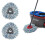 Schleuderwischer für O-Cedar, 2er-Pack mit EasyWring RinseClean-System 1