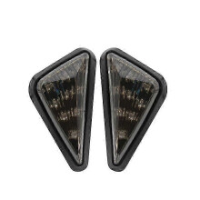 2 Pcs Flush Mount Triangle-Shaped LED Turn Signal Light, 12V Motorcycle Turn Signals Light for Suzuk