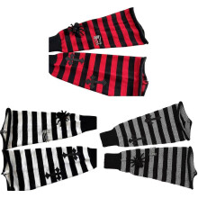 Women's Striped Leg Warmers Gothic for Cross Leg Warmers JK Warm Knit Socks Fashion 80s Party Dance Legwarmers for Winte