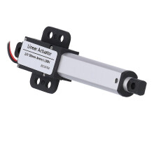Linearantrieb 50 mm, 12 V DC, geräuscharm, mit internem Endschalter, Mini-Elektro-Linearantriebsmotor für die Automobilindustrie, 4 mm/s – 150 N