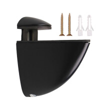 Wood Glass Shelf Bracket Glass Shelf Holder Support for Living Room Entrance