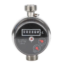 LXH‑8 1/2 Cold Water Meter Highly Sensitive Remote Water Gauge Meter Houshold Use