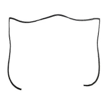 Front Windshield Molding for 5 Series 525i and 530i Models