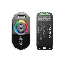 LED-strip dimmer schakelaar met draadloze RF-touch afstandsbediening, DC 12V/24V