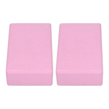 2PCS Pink Yoga Block compatible with Yoga Pilates Meditation Nonslip Appearance Provides Stability Nonslip EVA Yoga Blocks