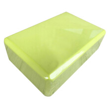 Bloc de mousse EVA pour exercices, sport, yoga et fitness (jaune)