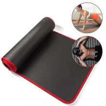 Yogamat, TPE yogamat, oefenmat, fitnessmat, antislip, oefenmat van natuurlijk rubber, yoga, pilates, fitness met yogahanddoek.