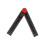 Digital Display Angle Ruler 2 in 1 Plastic Lightweight Convenient Black Digital Angle Finder200mm 1