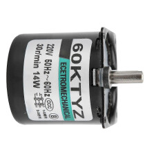Príslušenstvo pre prevodový motor s mikro permanentným magnetom, redukcia rýchlosti, generátor pre domácich majstrov 14W, 30 ot./min, AC220V