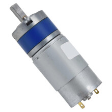 Gear Motor Speed Reduction Planetary Carbon Brush D Shaft Accessory DC 12V for Robot Home45RPM