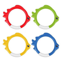 Neues Upgrade-Set Tauchringe, 4-teilig, fischf?rmig, f??r den Pool, bunte Tauchringe, Spielzeug, leicht zu finden und zu greifen, Schwimmutensilien