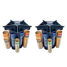 Coin Counter Coin Sorter Tube, Creative 5-In-1 Change Sorter Coin Organizer, Change Counter Machine