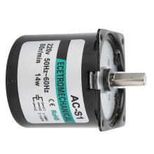 Príslušenstvo pre prevodový motor s mikro permanentným magnetom, redukcia rýchlosti, generátor pre domácich majstrov 14W, 80 ot./min, AC220V
