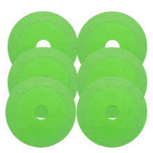 6PCS 100mm Rock Slab Grinding Disc,Glass Cutting Disc for Angle Grinder, Tile Rock Slab Cutting and