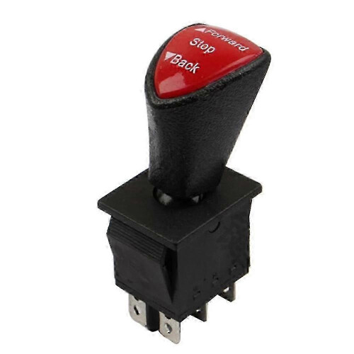 Forward Stop Reverse Rocker Switch DPDT 6-Pin for Vehicle Panel Mount