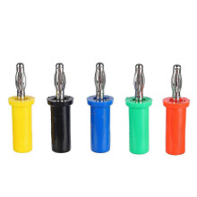 5Pcs set U30 4mm Banana Plug Red Black YellowGreen Blue for Electrical Testing