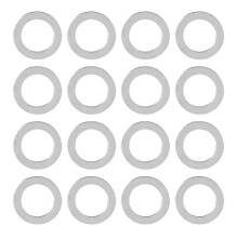 60-teiliges Unterlegscheiben-Set aus Edelstahl, flach, 6 mm Innendurchmesser, 9 mm Außendurchmesser, Zubehörset für Wartungszwecke 4807-0609-0500