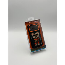 Nimmy Glasses Cool Dog Case with MagSafe for iPhone 17 Pro 6.3" Black Orange - N-YJ-IP17-PRO-01