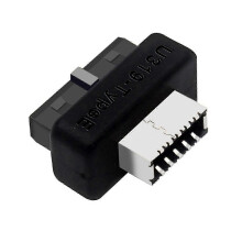 USB-Frontplattenadapter USB 3.0 19-PIN/20-PIN auf Typ-E-Buchse Adapter Interner vertikaler Anschluss f??r