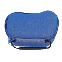 Opbergkoffer van hard nylon met metalen ritssluiting voor gamecontrollers (serie XS), blauw.