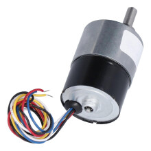 Motor JGB37-3525 DC 24V de alta torsión, reducción de velocidad, bajo nivel de ruido, motor sin escobillas reversible con engranajes, 22 RPM