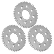 3-teiliges Stirnradset, 8-Loch, Aluminium, 4 mm Dicke, 14 mm Mittelloch, Modul 0,8, Kit4312-0414-0048