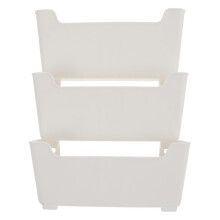 1 Set Of Wall Mounted File Organizer Rack Wall Pamphlets Holder File Paper Display Rack Clear Hanging Wall Rack Document Storage Rack