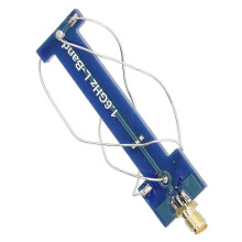 4-armige spiraalantenne printplaat, breedband elektronisch component voor positioneringssysteem (blauw)