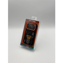 Nimmy Cool &amp; Cute 2.0 Gorilla Case with MagSafe for iPhone 17 Pro 6.3" Black Orange - N-KMLL-IP17-PRO-016