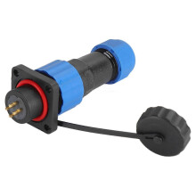 IP68 Waterdichte Stekkerdoos Vierkante Luchtvaartstroomconnector Industri?le Terminaladapter SP164 Pin (250V 5A)